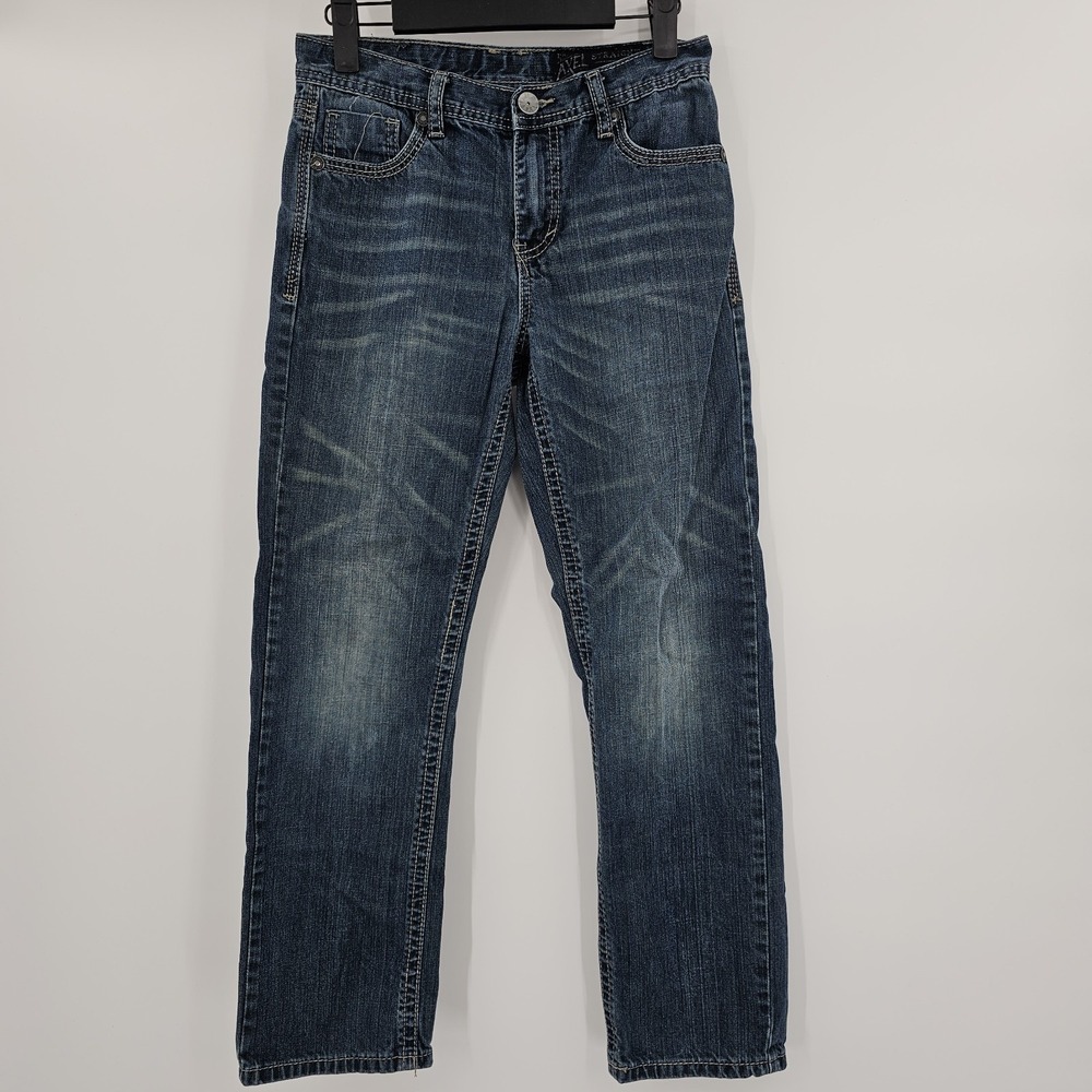 TK Axel YOUTH Boys Jeans Size 14 Straight‎ Leg Embroidered Western Rodeo Cowboy